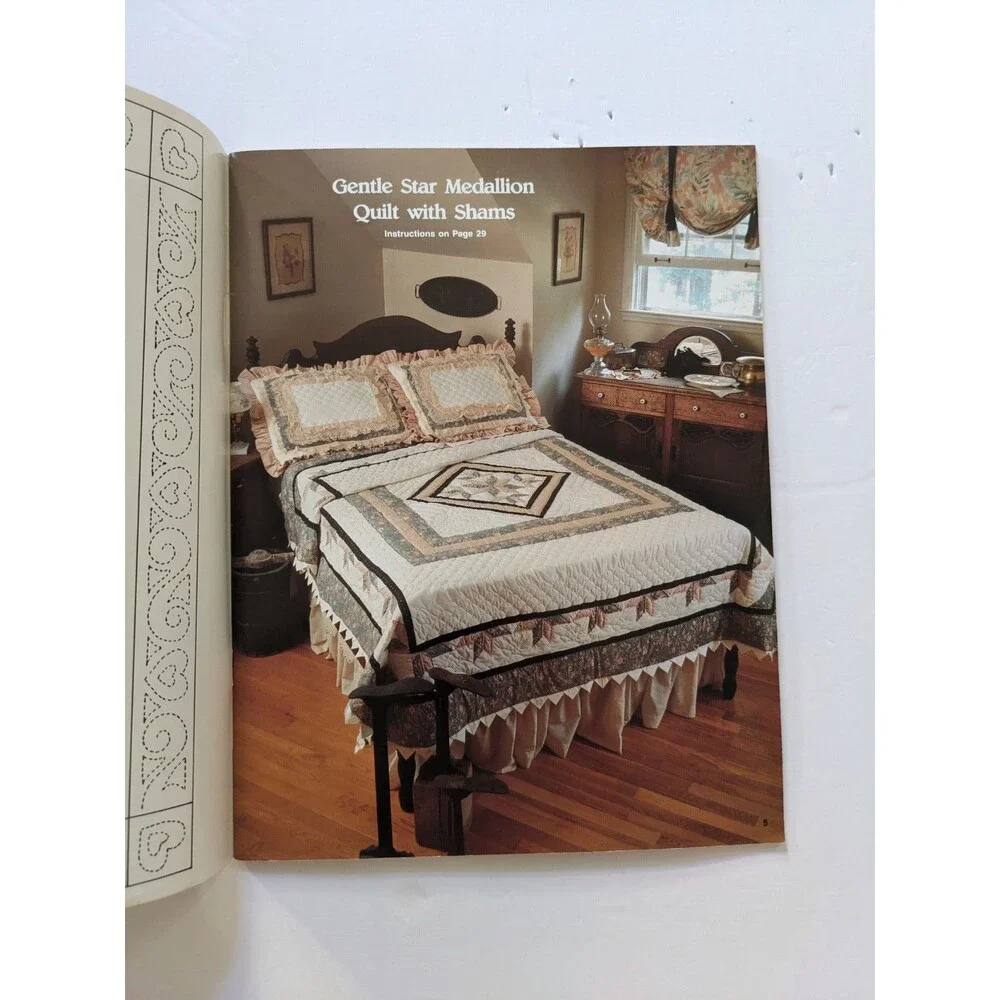 Vintage 1990 Victorian Quilting by Ruth Romaker 18‎ Quilt Patterns Plaid #8511